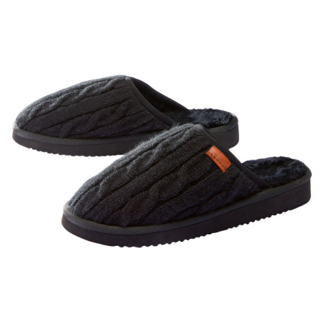 esmara® Dámske papuče z jahňacej kožušiny (čierna)