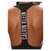 Calvin Klein Swimwear Top KW0KW02481 Čierna Slim Fit