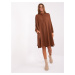 Light brown oversize shirt dress