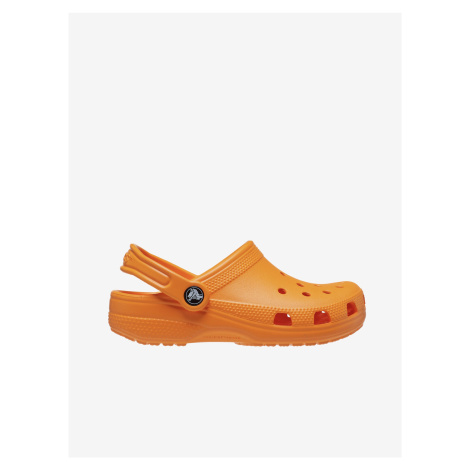 Oranžové detské papuče Crocs