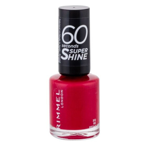 RIMMEL LONDON 60 Seconds lak na nehty Super Shine 312 Be Red-y 8 ml