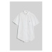 KOŠEĽA GANT REG POPLIN SS SHIRT WHITE