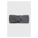 Čelenka s prímesou vlny Calvin Klein šedá farba