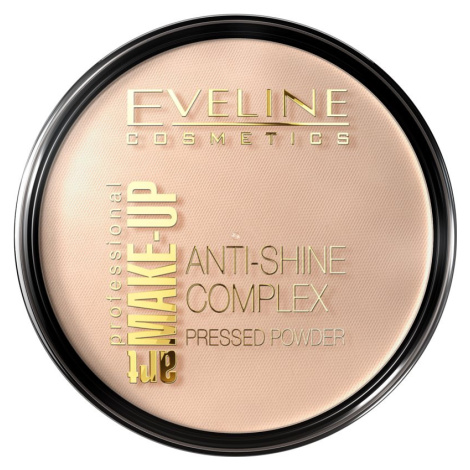 Eveline Cosmetics Art Make-Up ľahký kompaktný minerálny púdrový make-up s matným efektom odtieň 