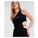 Šaty Karl Lagerfeld Jeans Klj Cut-Out Tank Dress Čierna
