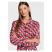Rinascimento Košeľové šaty CFC0110673003 Ružová Regular Fit