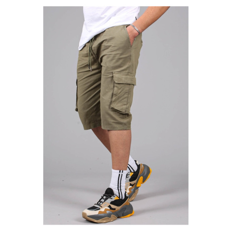 Madmext Mint Green Cargo Pocket Capri Men's Trousers 6331
