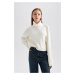 DEFACTO Oversize Fit Turtleneck Sweater