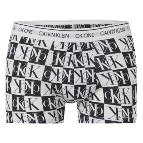 Pánske boxerky NB2216A 5UW čierna/biela - Calvin Klein černá-bílá