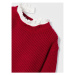 Mayoral Súprava sveter a šaty 4955 Červená Regular Fit