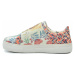 Goby biele slip on Girl With Flowers