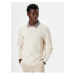 Koton Polo Neck Sweatshirt Basic Long Sleeve Raised Cotton Blend