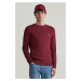 SVETER GANT COTTON CABLE C-NECK WINE RED