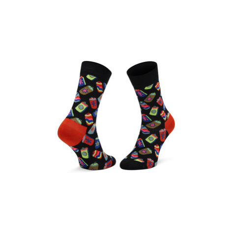 Happy Socks Ponožky Vysoké Unisex CAN01-9300 Čierna