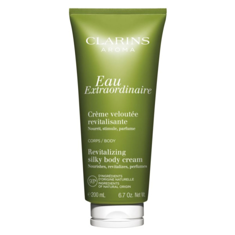 Clarins Eau Extraordinaire Revitalizing Silky Body Cream vyživujúci telový krém pre zmiešanú až 