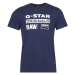 G-Star Raw  GRAPHIC 8 R T SS  Tričká s krátkym rukávom Modrá