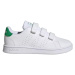 Detská rekreačná obuv ADIDAS Advantage Court K cloud white green core black