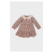 DEFACTO Baby Girl Plaid Long Sleeve Flannel Dress