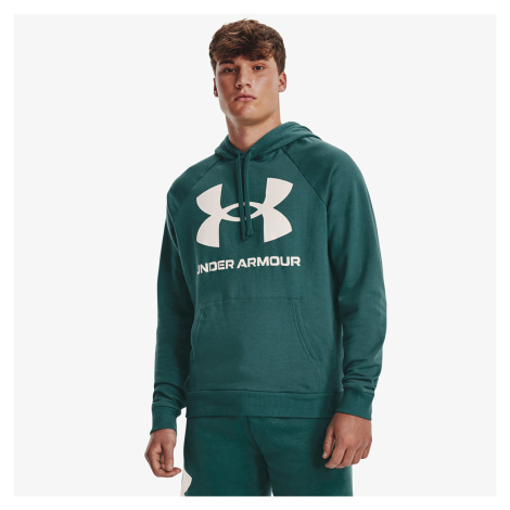 Mikina Under Armour Rival Fleece Big Logo Hoodie Green