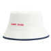 Tommy Jeans Klobúk - TJW ITEM REVERSIBLE BUCKET HAT biely