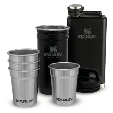 STANLEY ADVENTURE SERIES 250ml Ploskačka + štamperlíky, čierna, veľkosť 250 ML