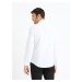 Biela pánska vzorovaná košeľa Celio Faoport
