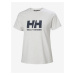 Šedé melírované dámske tričko HELLY HANSEN HH Logo T-Shirt 2.0