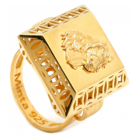 Zlatý veľký prsteň EGESA