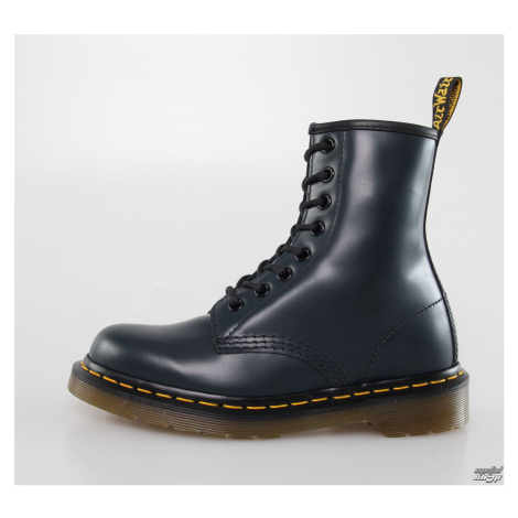 topánky kožené Dr. Martens 8 dírkové modrá Dr Martens