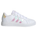 Dievčenská rekreačná obuv ADIDAS Grand Court 2.0 K cloud white iridescent cloud white