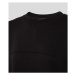 Šaty Karl Lagerfeld Big Logo Sweat Dress Čierna
