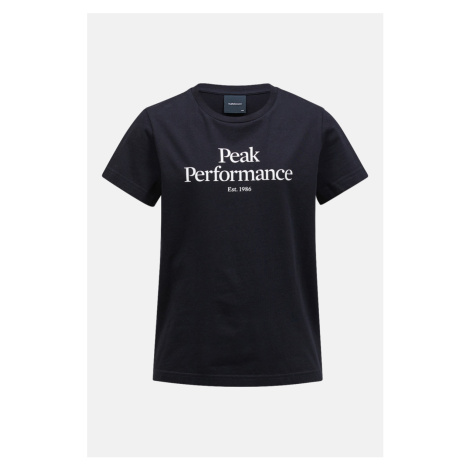 Tričko Peak Performance Jr Original Tee Black