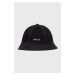 Bavlnený klobúk RVCA čierna farba, bavlnený
