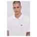 Polo tričko Levi's 35883.0003-Neutrals, pánske, biela farba, jednofarebné