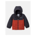 Columbia Vatovaná bunda Powder Lite™ Boys Hooded Jacket Oranžová Regular Fit