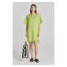 ŠATY GANT REL SS LINEN CAFTAN MATCHA GREEN