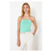 Trendyol Mint Strappy Basic Top Knitwear Blouse