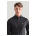 KOŠEĽA GANT SLIM POPLIN SHIRT BLACK