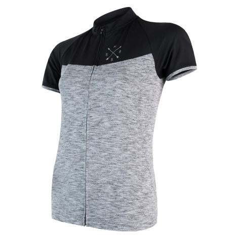 Women's cycling jersey Sensor Cyklo Motion Grey/Black