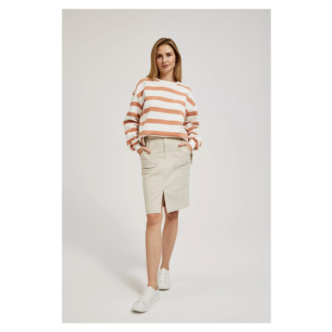 Beige women's skirt Moodo