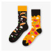 Ponožky na pizzu 079-A055 čierne - Viac 43/46