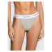 Calvin Klein Underwear Stringové nohavičky 000QF7013E Sivá