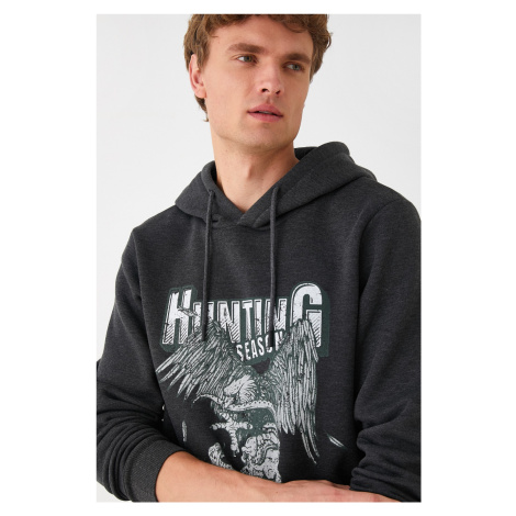 Koton Men's Anthracite Sweatshirt