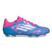 Pánske futbalové kopačky outdoorové ADIDAS F50 League M FG solar blue cloud white solar pink