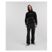Mikina Karl Lagerfeld Jeans Klj Regular Contrast Hoodie Čierna