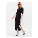 Calvin Klein Midi sukňa Iconic K20K205718 Čierna Slim Fit
