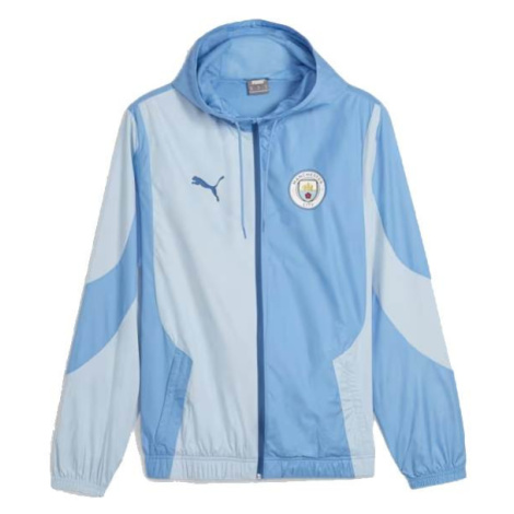 Manchester City pánska bunda s kapucňou Pre-Match Puma