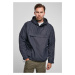 Fleece Pull Over Windbreaker Navy