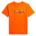 Detské bavlnené tričko Polo Ralph Lauren oranžová farba, s nášivkou