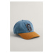 ŠILTOVKA GANT G BADGE DENIM CAP SEMI LIGHT BLUE WORN IN